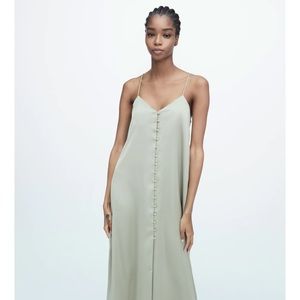 Zara green dress